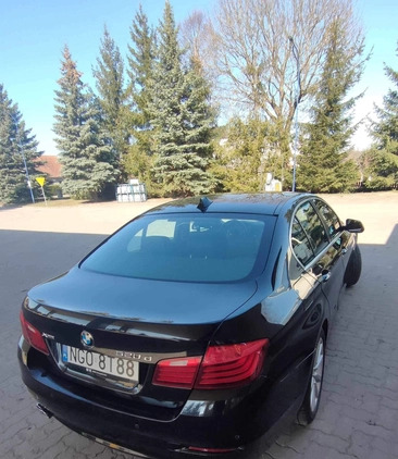 BMW Seria 5 cena 65000 przebieg: 202000, rok produkcji 2014 z Gniew małe 781